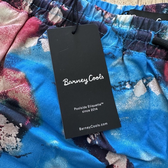 Barney Cools 16.5” Swim Shorts Poolside Acid Dye Nylon Trunks Mens Size L Bcools - Picture 2 of 7